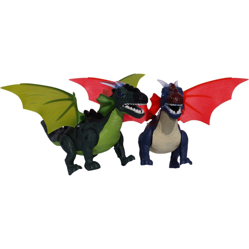 4447 DINOZAUR SMOK NA BATERIE CHODZI RYCZY ŚWIECI 