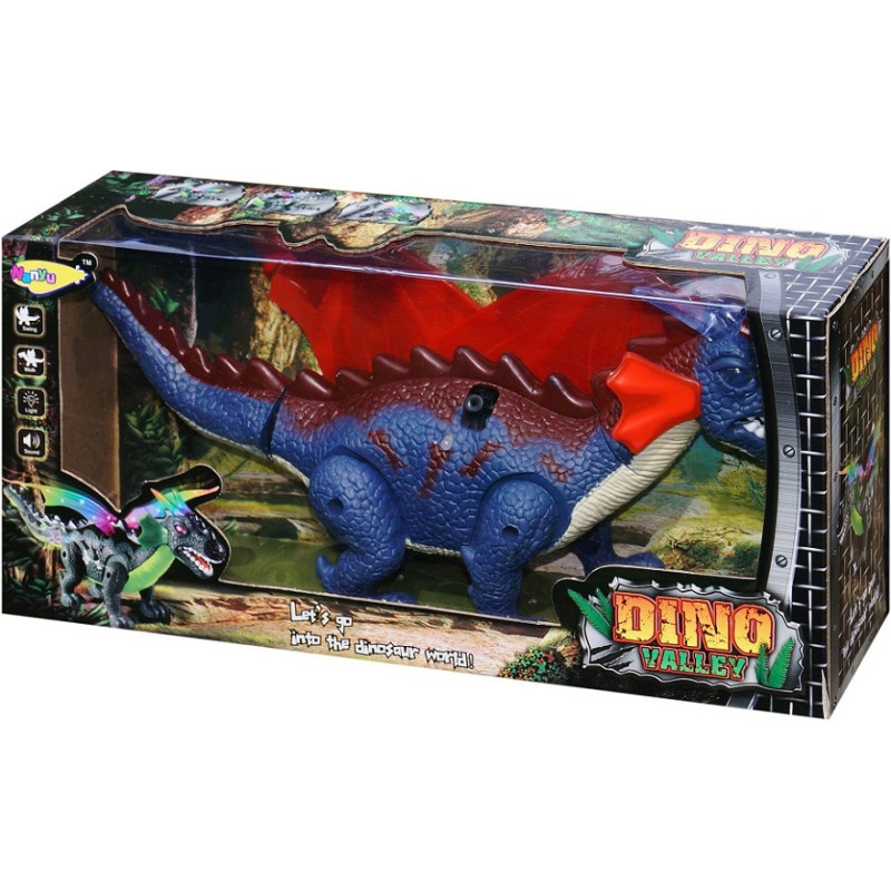 4447 DINOZAUR SMOK NA BATERIE CHODZI RYCZY ŚWIECI 