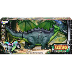 4447 DINOZAUR SMOK NA BATERIE CHODZI RYCZY ŚWIECI 