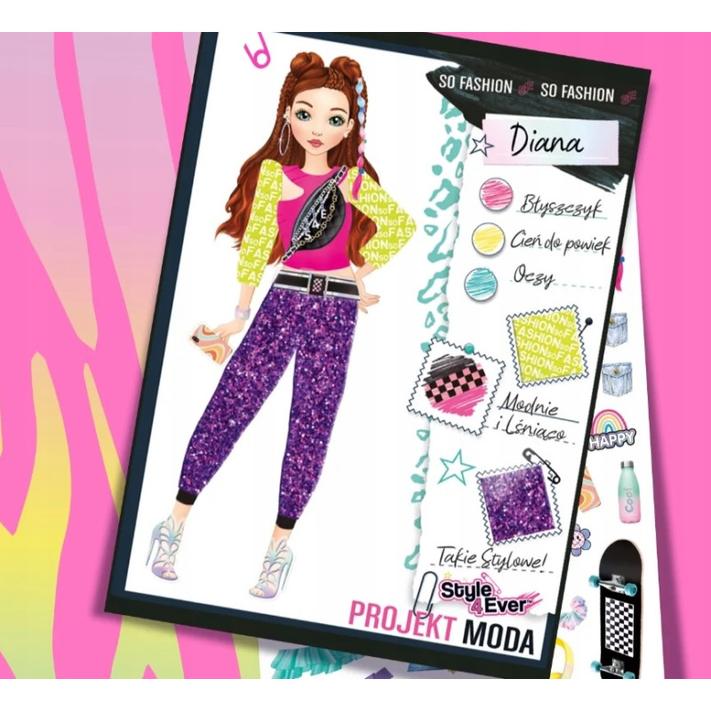 4466 ZESTAW KREATYWNY PROJEKT MODA IMPREZOWE