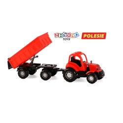 44792 TRAKTOR Z PRZYCZEPĄ POLESIE