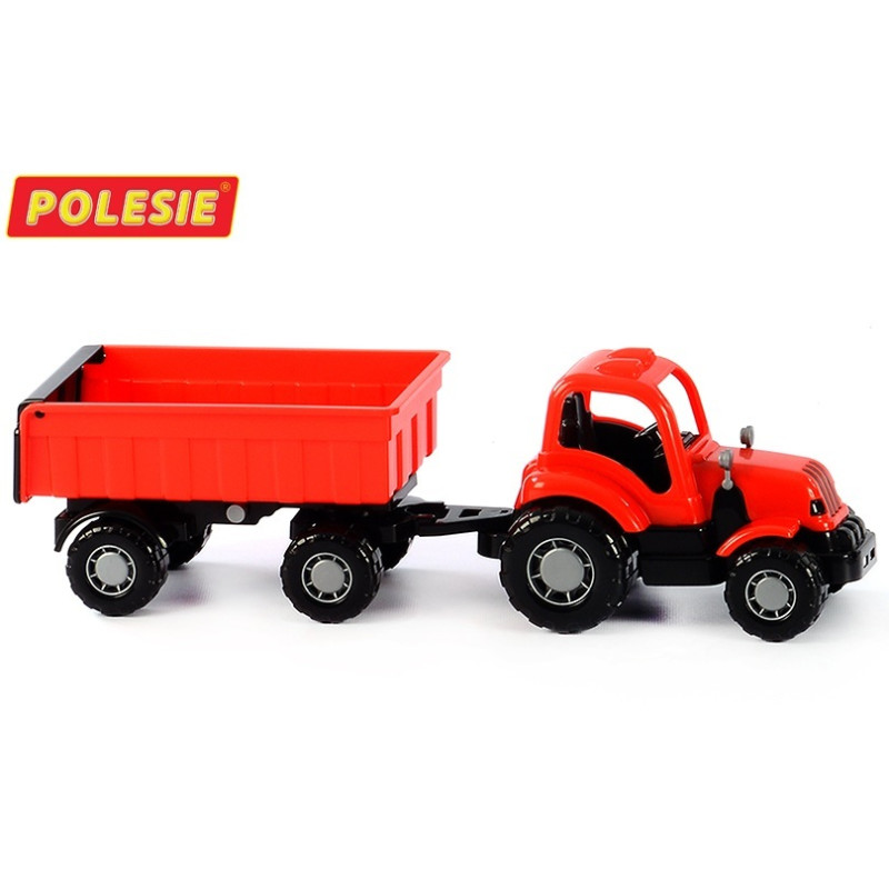 44792 TRAKTOR Z PRZYCZEPĄ POLESIE