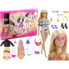 4562 BARBIE KALENDARZ ADWENTOWY + LALKA AKCESORIA