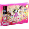 4562 BARBIE KALENDARZ ADWENTOWY + LALKA AKCESORIA