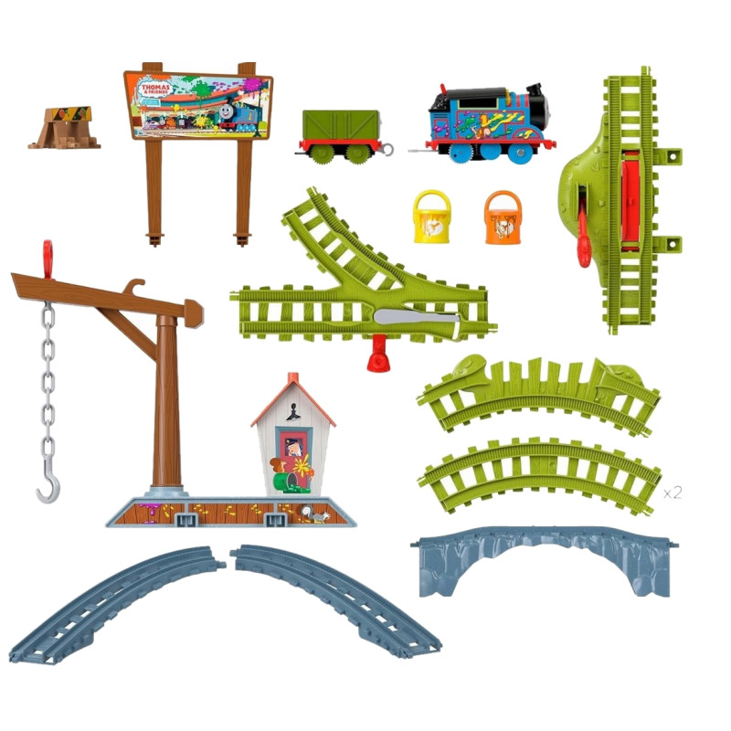 4643 ZESTAW TOMEK I PRZYJACIELE DOSTAWA FARBY TORY FISHER-PRICE