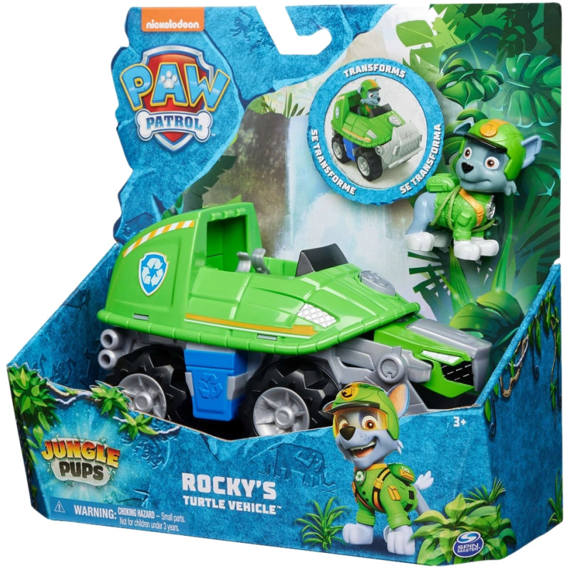 4844 POJAZD Z DŻUNGLI PSI PATROL + FIGURKA ROCKY