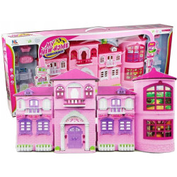 4928 OGROMNY DOMEK DLA LALEK VILLA + AKCESORIA 