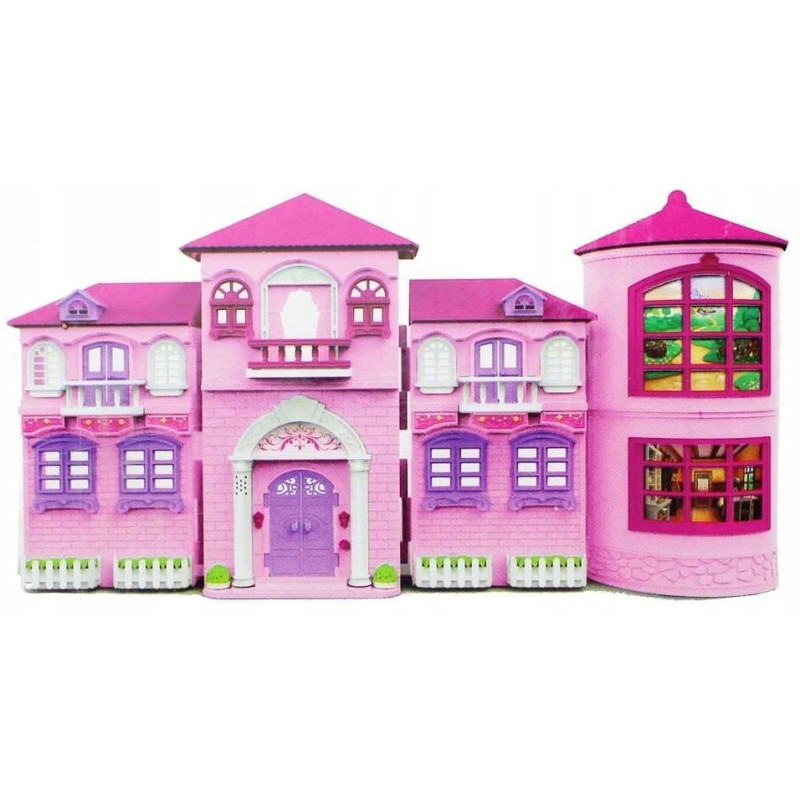 4928 OGROMNY DOMEK DLA LALEK VILLA + AKCESORIA 