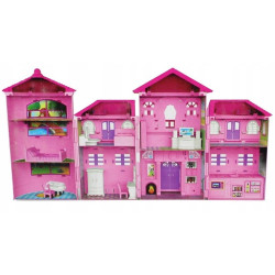 4928 OGROMNY DOMEK DLA LALEK VILLA + AKCESORIA 