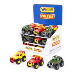 49780 SAMOCHÓD TERENOWY JEEP + 2 FIGURKI PASAŻERÓW