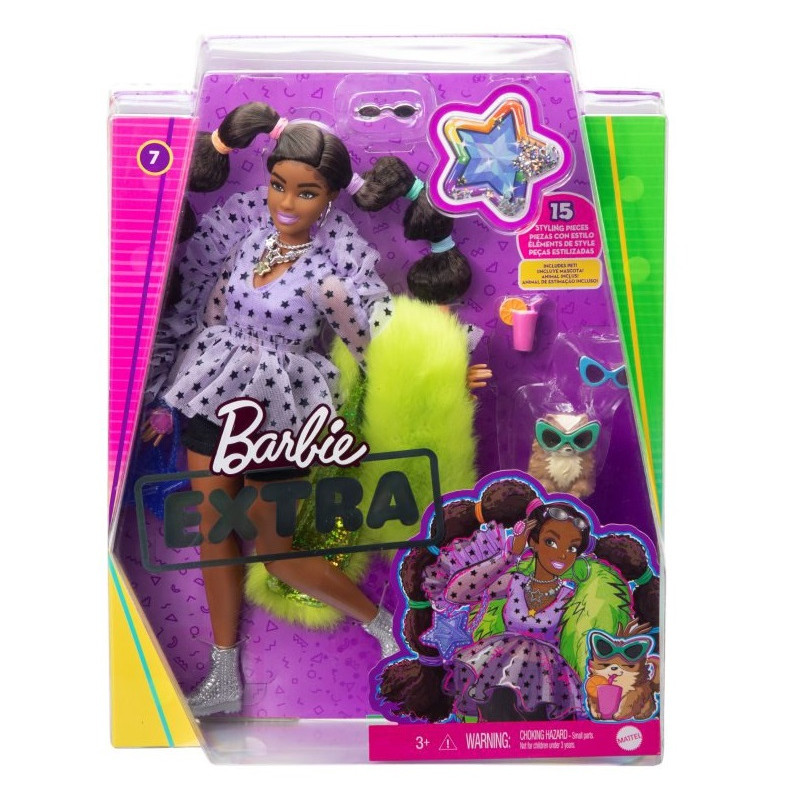 4982 BARBIE EXTRA MODNA LALKA + AKCESORIA 4982