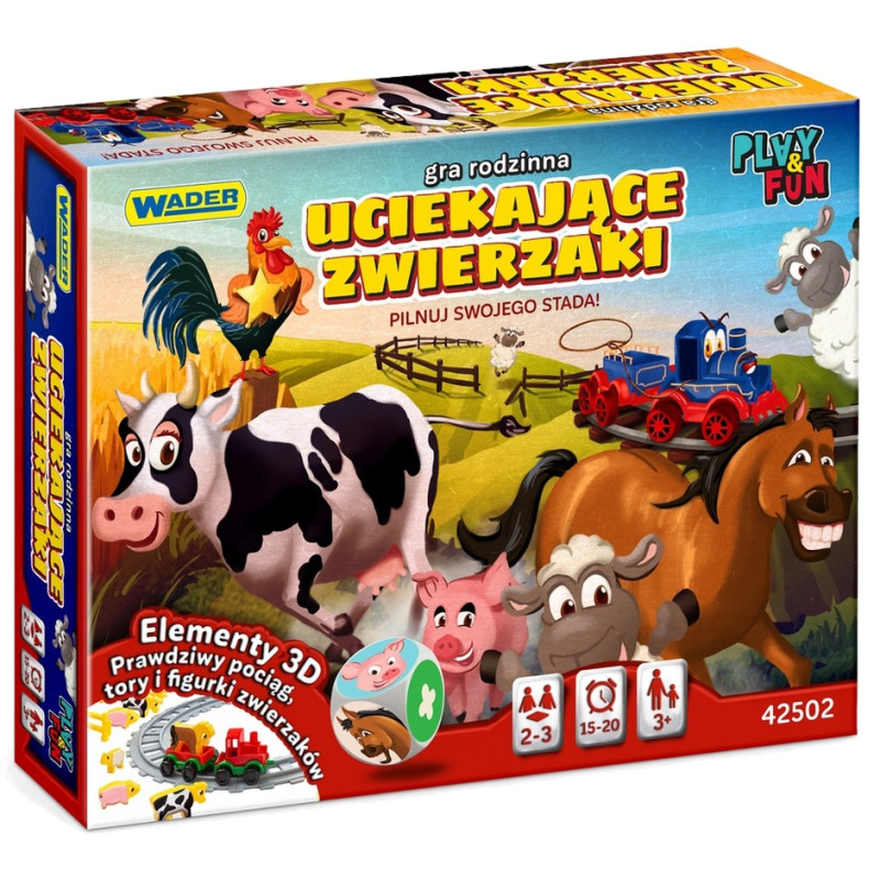 5026 WADER GRA RODZINNA UCIEKAJĄCE ZWIERZAKI 