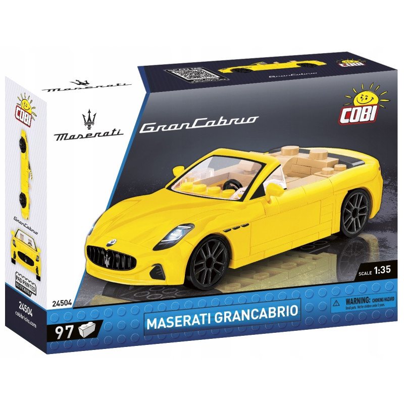 5047 KLOCKI COBI SAMOCHÓD AUTO MASERATI GRANCABRIO