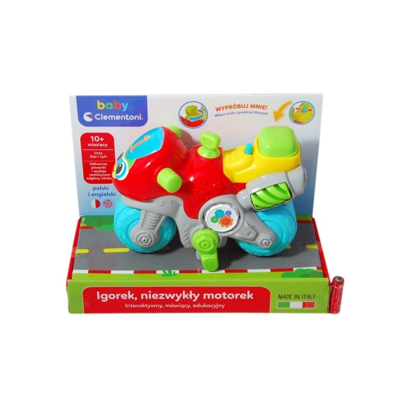 50801 CLEMENTONI BABY IGOREK NIEZWYKŁY MOTOREK