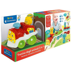 50802 CLEMENTONI 3w1 POCIĄG ZE ZWIERZĄTKAMI