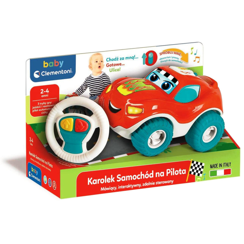 50803 CLEMENTONI KAROLEK SAMOCHÓD NA PILOTA MÓWIĄCY 