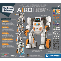 50819 INTERAKTYWNY ROBOT AIRO SZTUCZNA INTELIGENCJA NAUKOWA ZABAWA