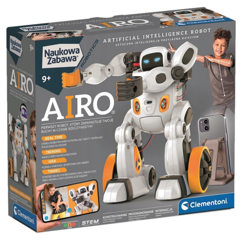 50819 INTERAKTYWNY ROBOT AIRO SZTUCZNA INTELIGENCJA NAUKOWA ZABAWA