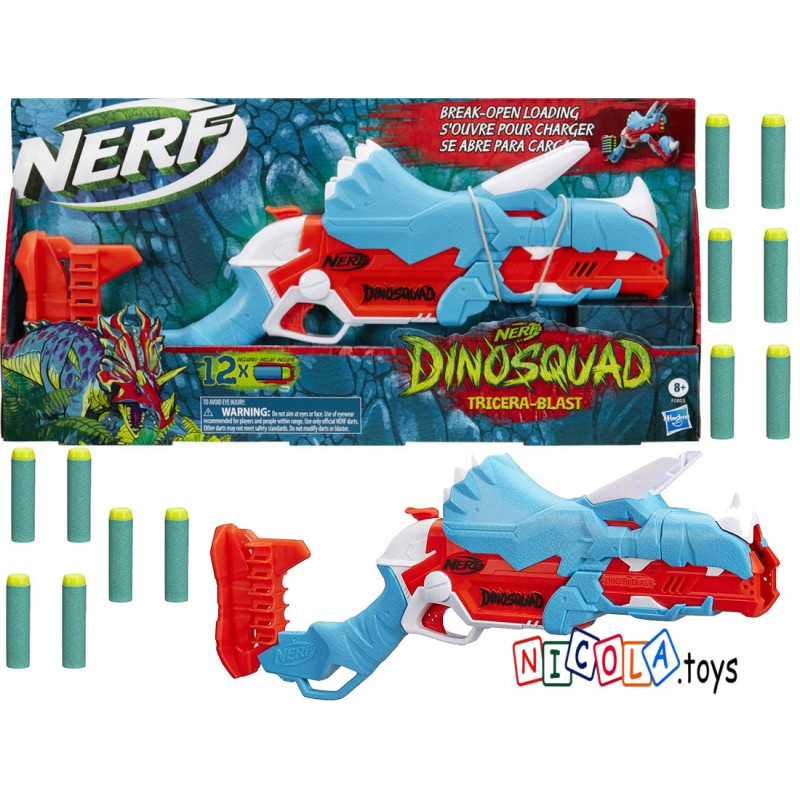 5082 KARABIN PISTOLET NERF DINOSQUAD TRICERA-BLAST