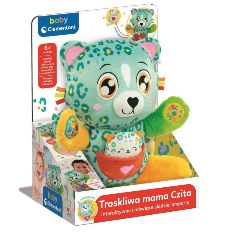 50935 INTERAKTYWNA MASKOTKA TROSKLIWA MAMA CZITA CLEMENTONI 