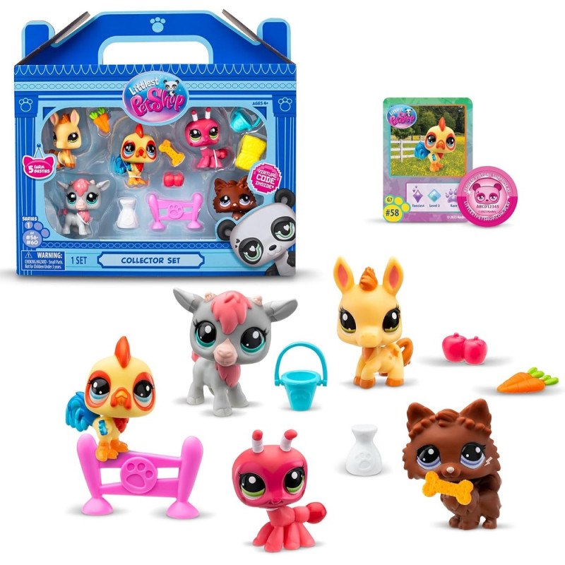 5103 LITTLEST PET SHOP ZESTAW FARMA 5 FIGUREK AKCESORIA 