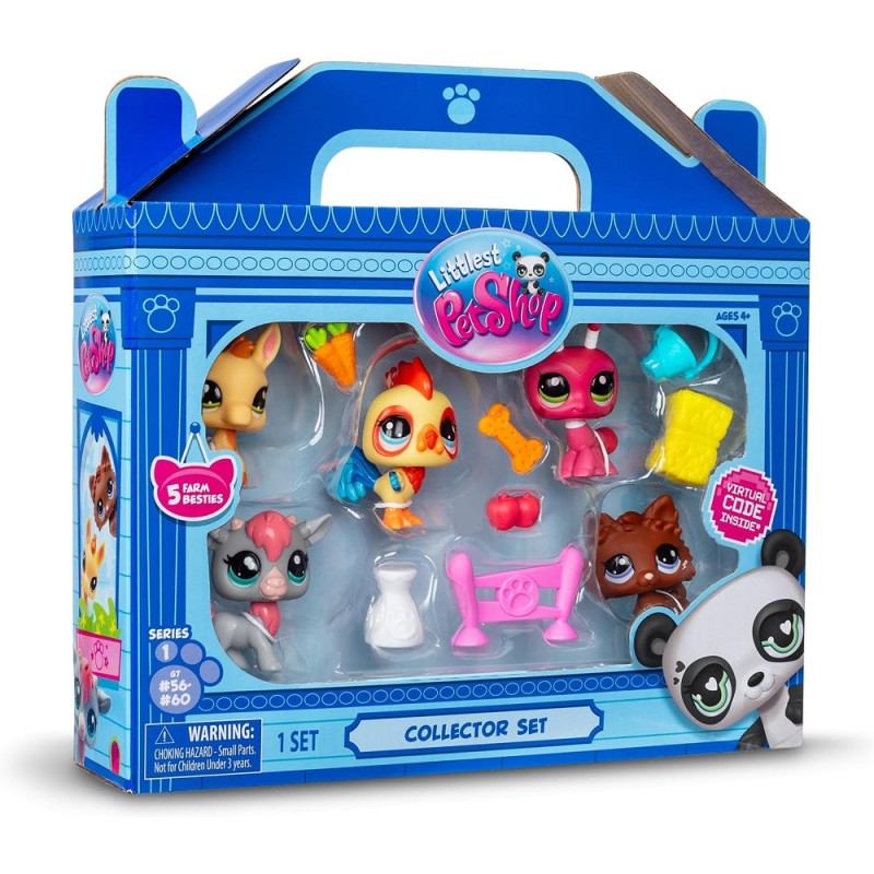 5103 LITTLEST PET SHOP ZESTAW FARMA 5 FIGUREK AKCESORIA 