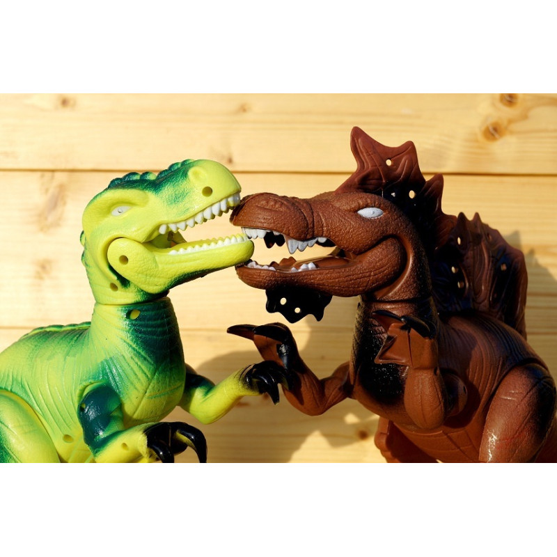 5111 WIELKI DINOZAUR CHODZI RYCZY ŚWIECI 