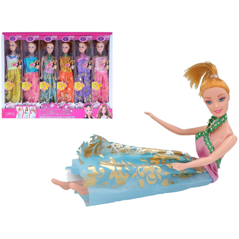 5162 LALKA KLASYCZNA CHUDA SWEET GIRL FASHION 27cm 