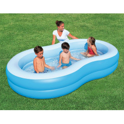 54117 DUŻY DMUCHANY BASEN BESTWAY 262x157x46cm