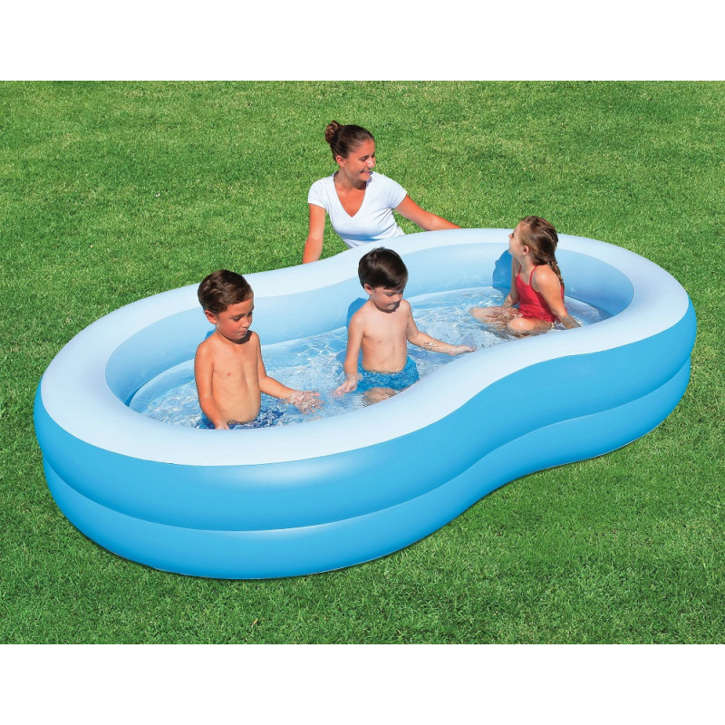 54117 DUŻY DMUCHANY BASEN BESTWAY 262x157x46cm
