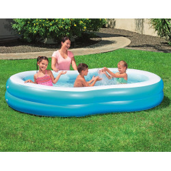 54117 DUŻY DMUCHANY BASEN BESTWAY 262x157x46cm