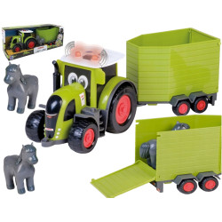 5444 TRAKTOR CLAAS AXION 870 + PRZYCZEPA DLA KONI