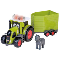 5444 TRAKTOR CLAAS AXION 870 + PRZYCZEPA DLA KONI
