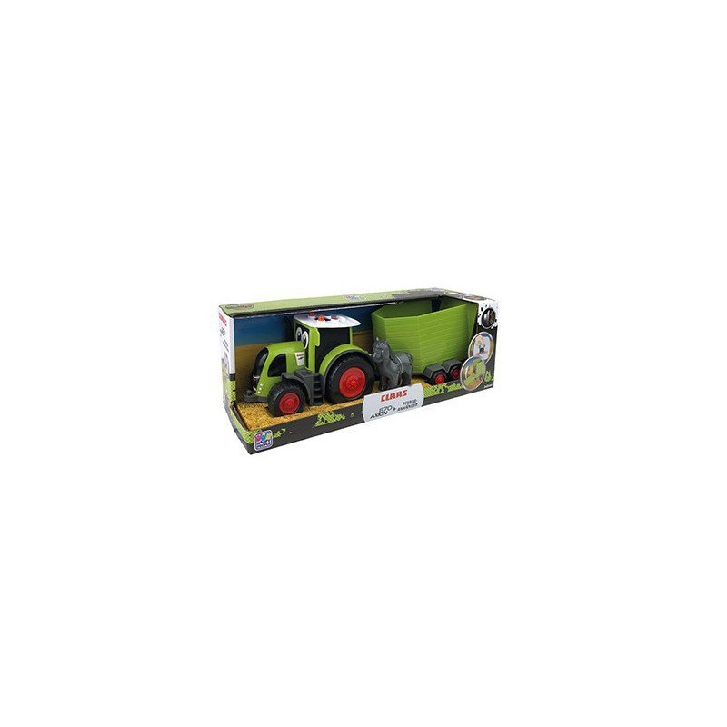 5444 TRAKTOR CLAAS AXION 870 + PRZYCZEPA DLA KONI
