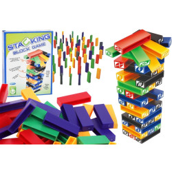 5516 GRA ZRĘCZNOŚCIOWA UKŁADANIE KLOCKÓW WIEŻA DOMINO