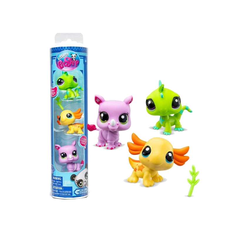 5516 ZESTAW 3 FIGUREK LITTLEST PET SHOP TUBA 