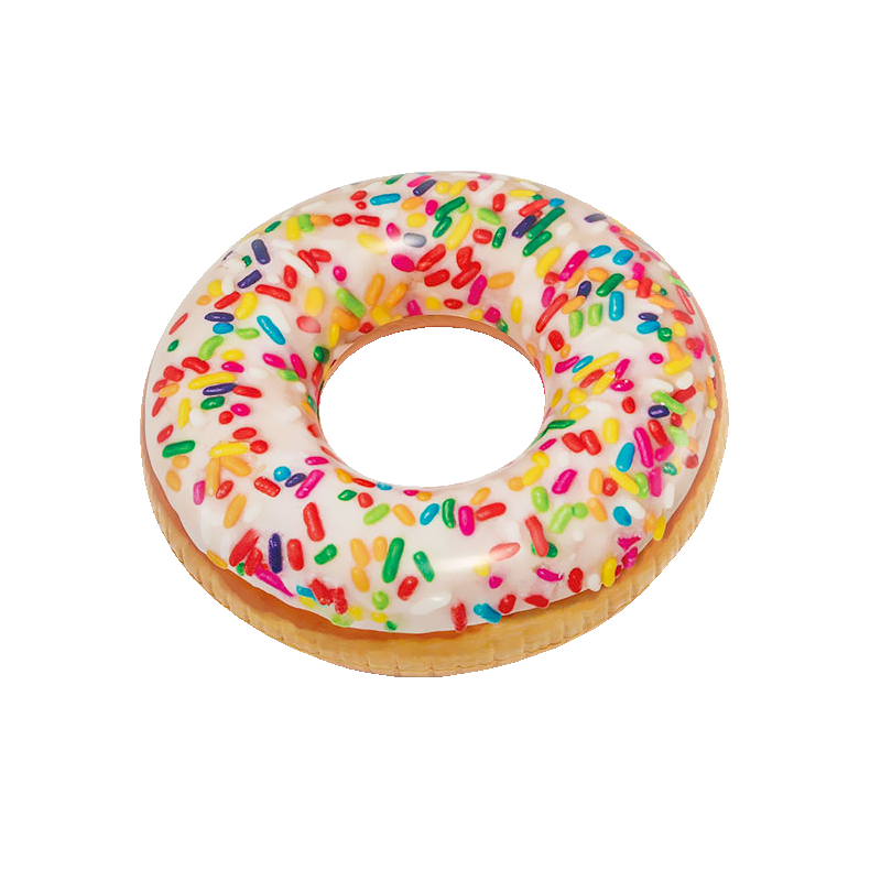 56263 KOŁO 99cm DUŻE DMUCHANE KOŁO DONUT PĄCZEK INTEX