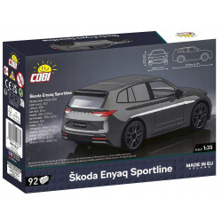 5764 KLOCKI COBI SAMOCHÓD AUTO SKODA ENYAQ SPORTLINE