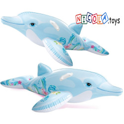 58535 DMUCHANY DELFIN DO PŁYWANIA DZIECI INTEX