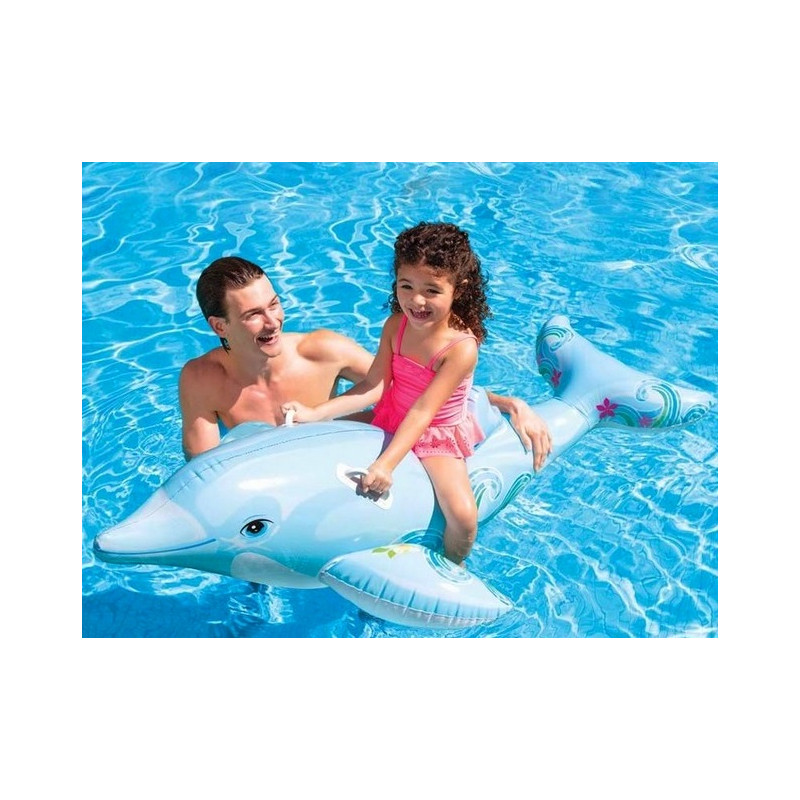 58535 DMUCHANY DELFIN DO PŁYWANIA DZIECI INTEX
