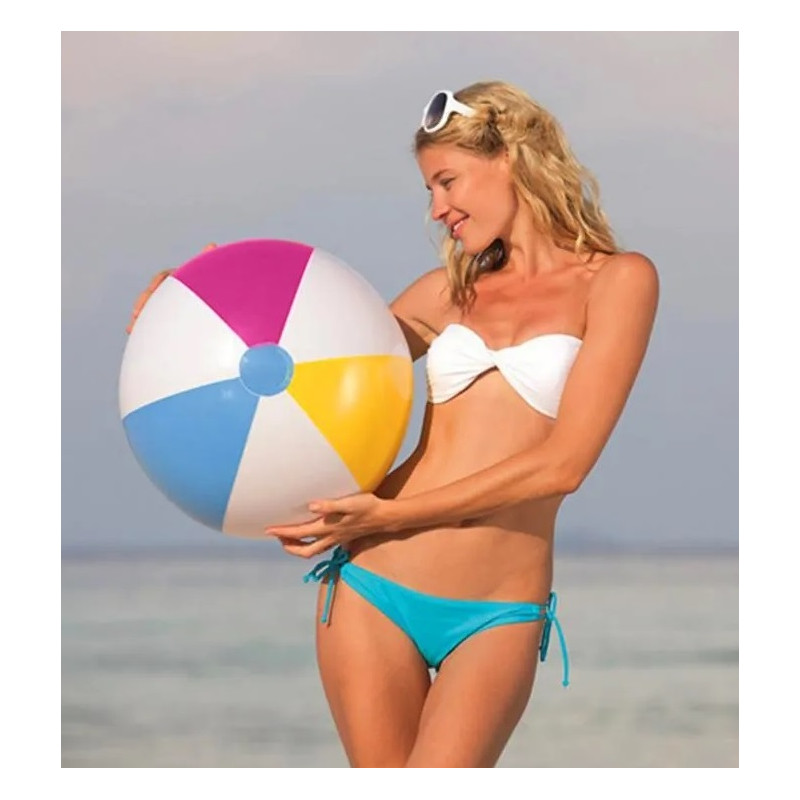59030 DUŻA PIŁKA PLAŻOWA DMUCHANA DLA DZIECI INTEX