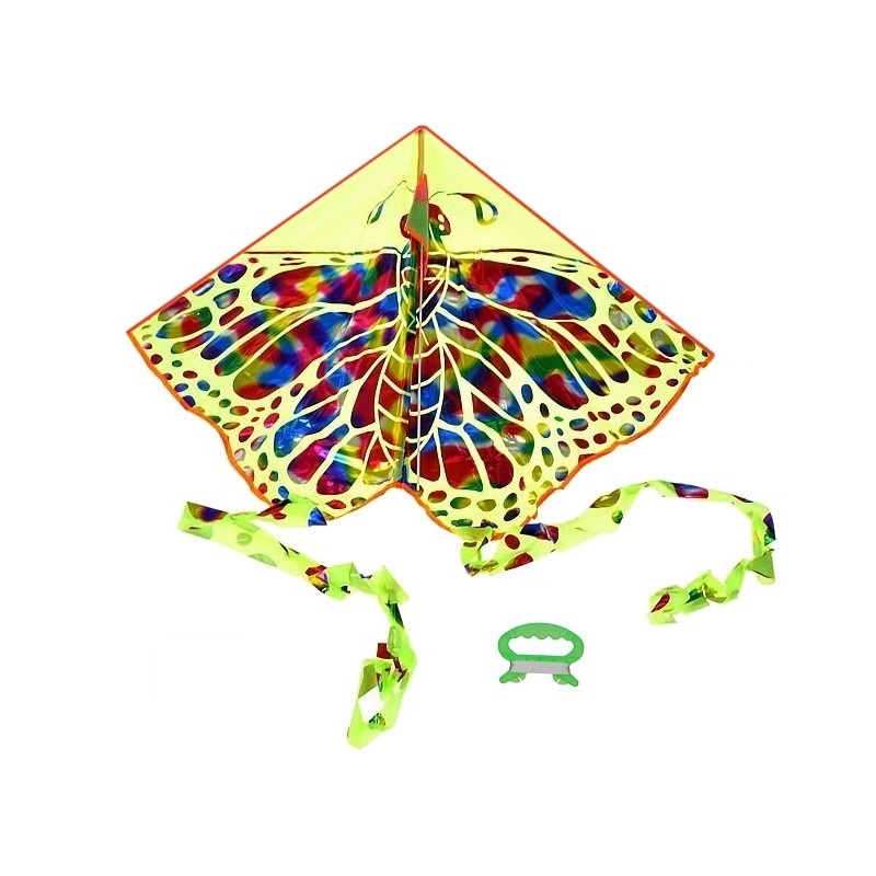 5914 KOLOROWY MATERIAŁOWY LATAWIEC MOTYL