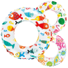59241 Koło do Pływania Dmuchane dla Dzieci 61 cm Basen Plaża 3 Wzory Intex