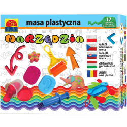 5962 NARZĘDZIA MASA PLASTYCZNA CIASTO PLASTELINA 