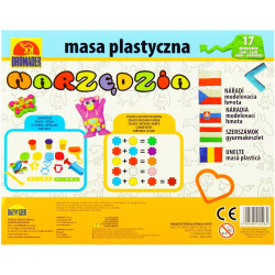 5962 NARZĘDZIA MASA PLASTYCZNA CIASTO PLASTELINA 
