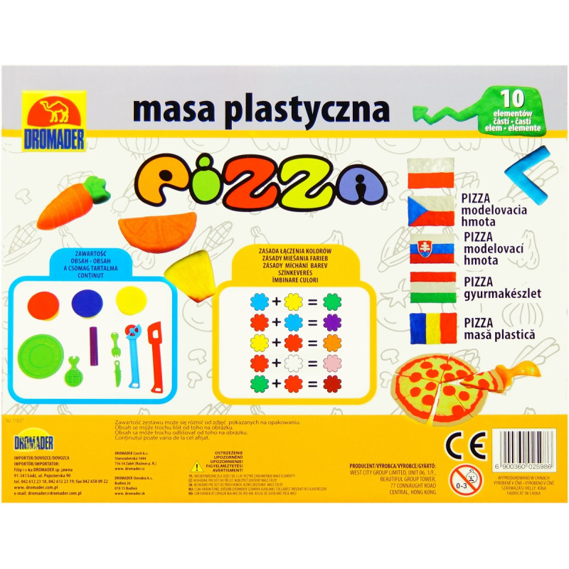 5986 PIZZA MASA PLASTYCZNA CIASTO PLASTELINA 