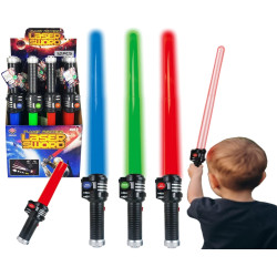 5990 MIECZ 61cm MIECZ ŚWIETLNY KOLOROWY Z DŹWIEKIEM 