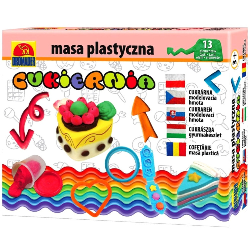 5993 ZESTAW MASA PLASTYCZNA CIASTO CUKIERNIA 