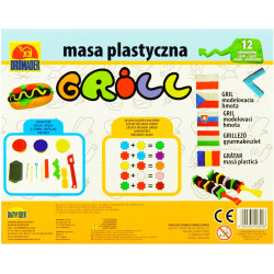 6006 ZESTAW MASA PLASTYCZNA CIASTO GRILL 