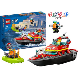 60373 KLOCKI LEGO CITY ŁÓDŹ STRAŻACKA ŁÓDKA